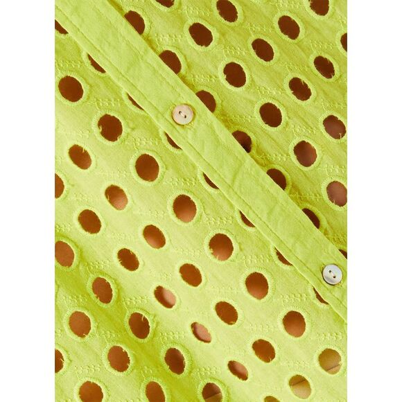 Solid & Striped Womens The Oxford Tunic Cover-Up Small Chartreuse - NWT $198 - Picture 5 of 5